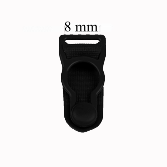 Neri  metallici bianchi per reggicalze 8 mm — la soluzione perfetta per la tua lingerie!