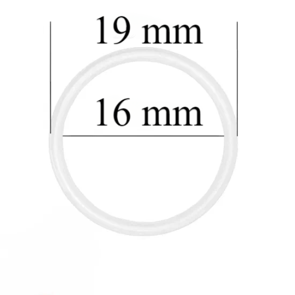 Metallringe für Bänder 16 mm Weiß 10000 Stk