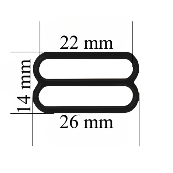 Metāla regulatori 22 mm Melni 10000 gab