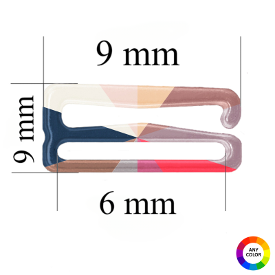 Haken für Träger 6 mm in der Farbe des Stoffes - 10000 Stück