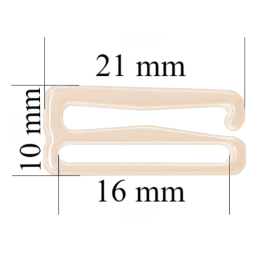 Оптовая продажа металлических крючков для бретелей 16 мм Жасмин 800 шт: идеальное решение для производителей нижнего белья Оптовая продажа металлических крючков для бретелей 16 мм Жасмин 800 шт: идеальное решение для производителей нижнего белья