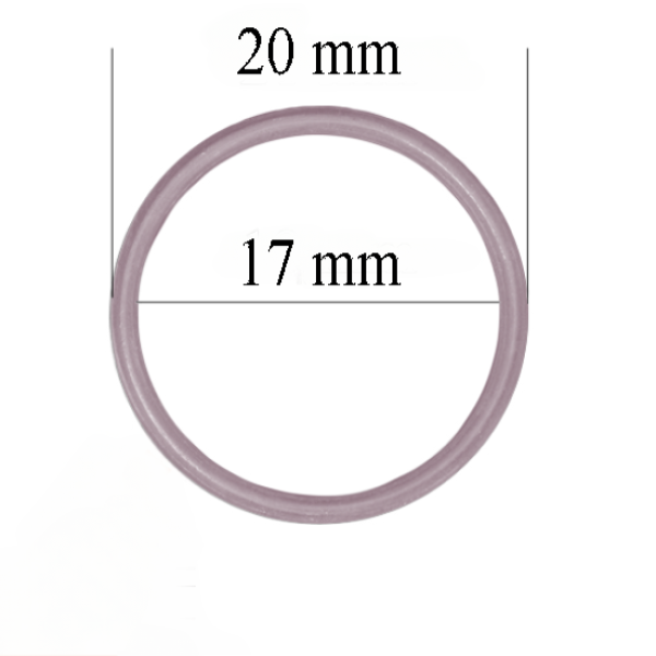Anneaux de soutien-gorge en métal pour bretelles de 17 mm Brouillard marin 800 pcs