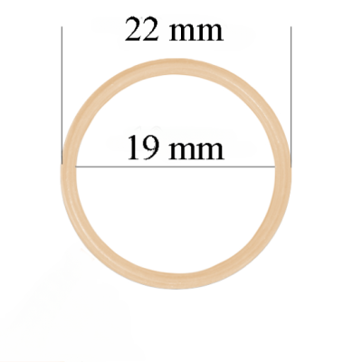 Metalowe kółka do bielizny 19 mm Beżowe 800 szt
