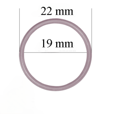 Anelli reggiseno in metallo per spalline da 19 mm Sea fog 800 pz
