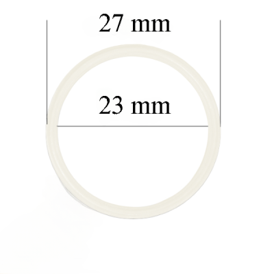 Metallringe für Bänder 23 mm Dämmerungsweiß 800 Stk