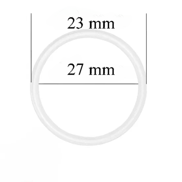 Metallringe für Bänder 27 mm Weiß 10000 Stk