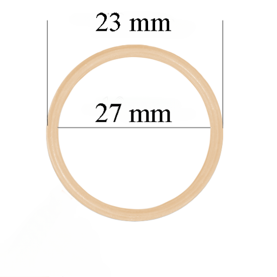 Arandela métalica de sujetador 27 mm Beige 800 ud