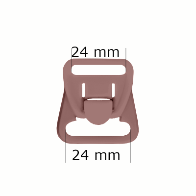 Stillverschlüsse aus Kunststoff 24 mm Kaffeerosa (1000 Stück)