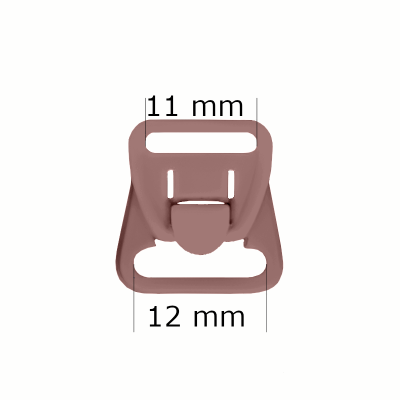 Kunststoff-Stillverschlüsse 12 mm kaffeerosa (1000 Stück)