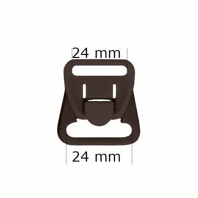 Stillverschlüsse aus Kunststoff 24 mm Schokoladenbraun (1000 Stück)