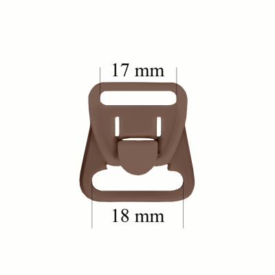 Stillverschlüsse aus Kunststoff 18 mm  Pfeffer (1000 Stück)