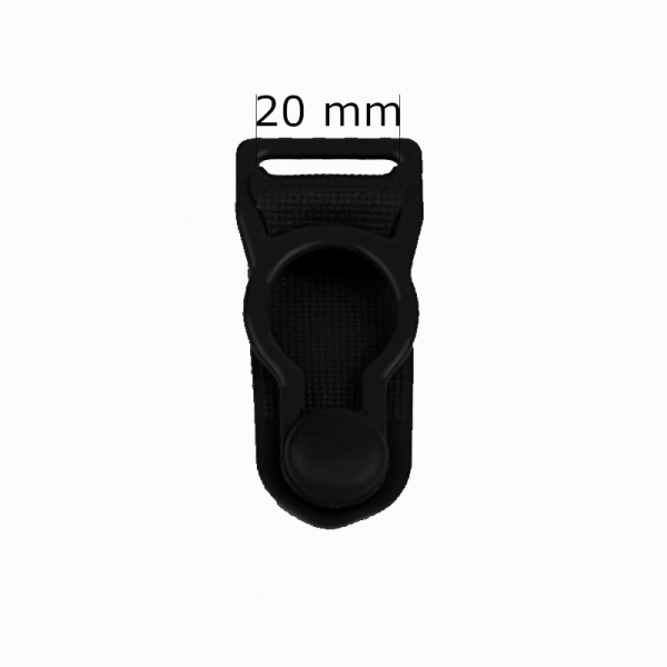 Neri  reggicalze 20 mm — 1000 pezzi