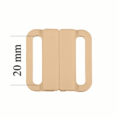Plastique Fermoir maillot de bain 20 mm en couleur Beige 1000 pcs – Certifiés OEKOTEX