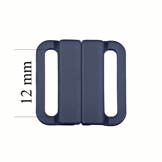 Plastica chiusure per bikini 12 mm nel colore Ortensia 1000 pezzi - Certificati OEKOTEX