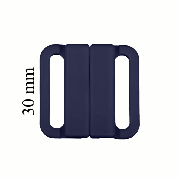 Plásticos cierres de bikini 30 mm en color Azul oscuro 1000 ud - Certificados OEKOTEX