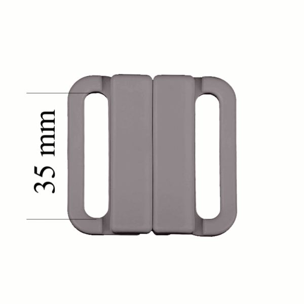 Plastique Fermoir maillot de bain 35 mm en couleur Mouette 1000 pcs – Certifiés OEKOTEX