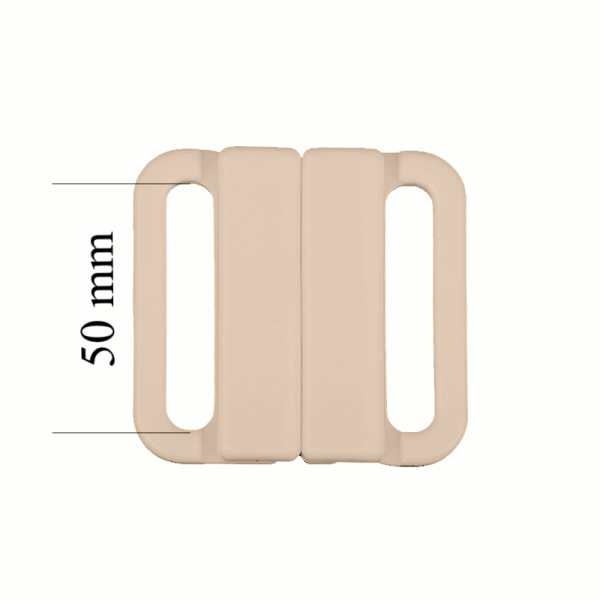 Plastique Fermoir maillot de bain 50 mm en couleur Jasmin 1000 pcs – Certifiés OEKOTEX