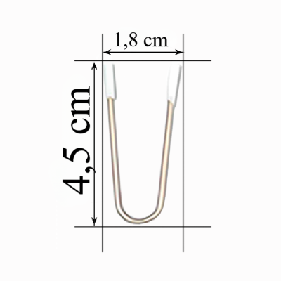  Séparateur décolleté V 4,5x1,8 cm – 1000 pièces