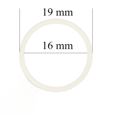 Metallringe für Bänder 16 mm Dämmerungsweiß 800 Stk