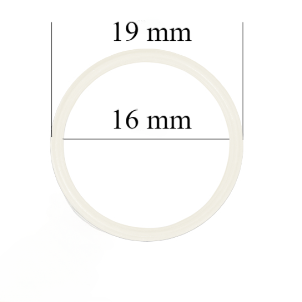 Metallringe für Bänder 16 mm Dämmerungsweiß 800 Stk