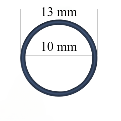 Metallringe für Riemen 10 mm Nachtschatten 800 Stk
