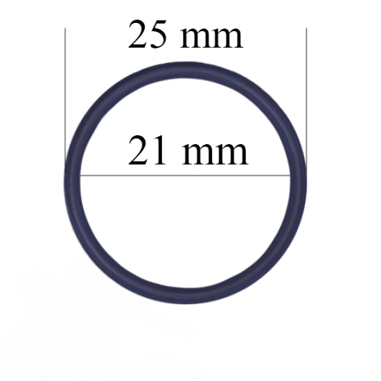 Metallringe für Bänder 21 mm Dunkelblau 800 Stk