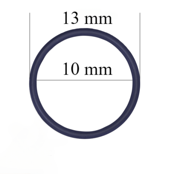 Metallringe für Bänder 10 mm Dunkelblau 800 Stk