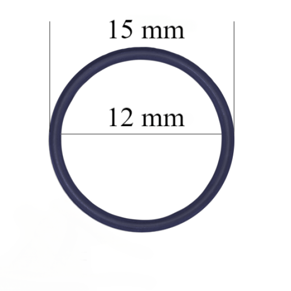 Metallringe für Bänder 12 mm Dunkelblau 800 Stk