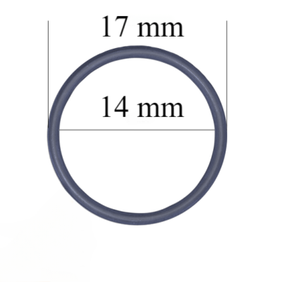 Anelli reggiseno in metallo per spalline da 14 mm Ortensia 800 pz