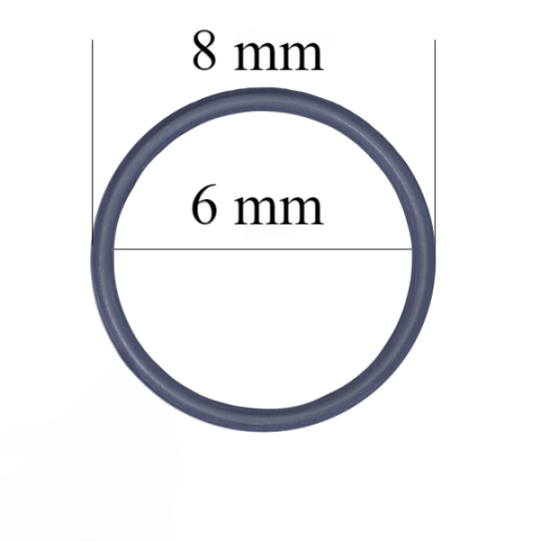 Metallringe für Bänder 6 mm Hortensie 800 Stk