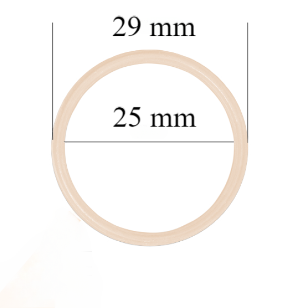 Anelli reggiseno in metallo per spalline da 25 mm Jasmine 800 pz