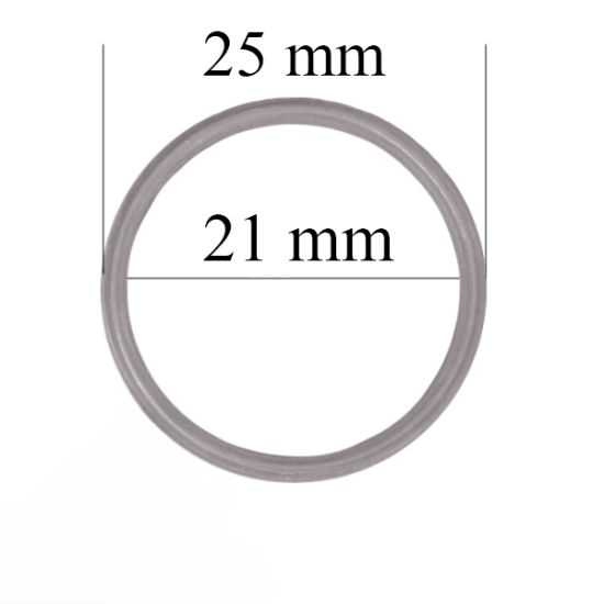 Metallringe für Riemen 21 mm Möwe 800 Stk