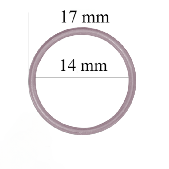 Metallringe für Riemen 14 mm Meeresnebel 800 Stk