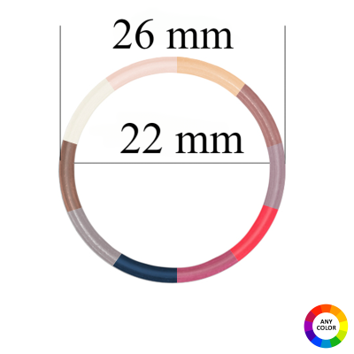 Ringe für Träger 22 mm in der Farbe des Stoffes - 10000 Stück
