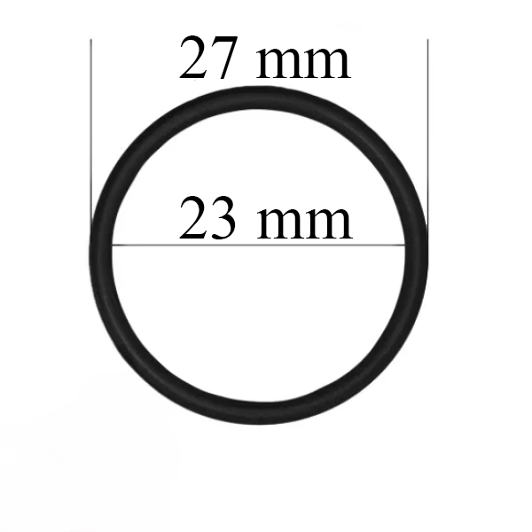 Metalowe pierścienie do szelki 23 mm Czekoladowo-brązowy 800 szt.
