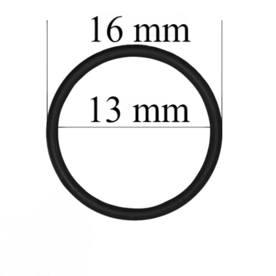 Metallringe für Riemen 13 mm Schwarz 10000 Stk