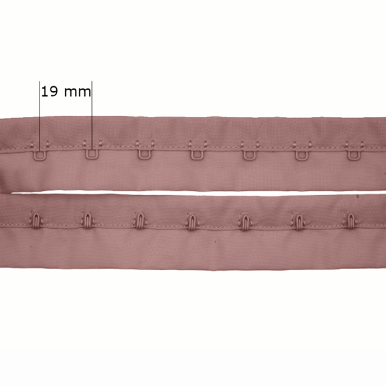 Bra hook-and-eye fastening in rolls 1x, 19 mm: the perfect solution for lingerie manufacturers!