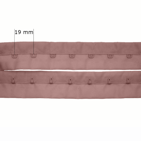 Bra hook-and-eye fastening in rolls 1x, 19 mm: the perfect solution for lingerie manufacturers!