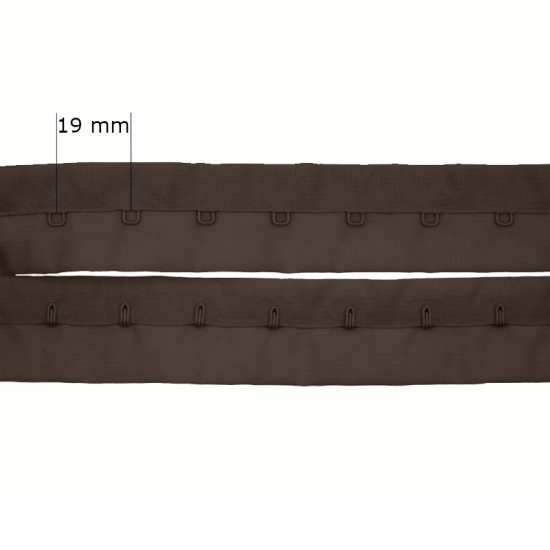 Chiusura con ganci per reggiseno in rotoli 1x, 19 mm: la soluzione ideale per i produttori di lingerie!