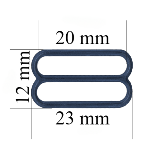 Metalowe regulatory do bielizny 20 mm Zasłona nocna 800 szt