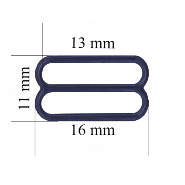 Metallversteller für Riemen 13 mm Dunkelblau 800 Stk