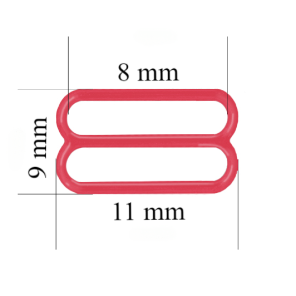Metāla regulatori 6 mm Sarkans 800 gab