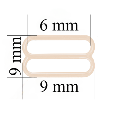 Metal bra slider for 6 mm straps Jasmine 800 pcs