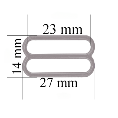 Metal bra slider for 23 mm straps Seagul 800 pcs