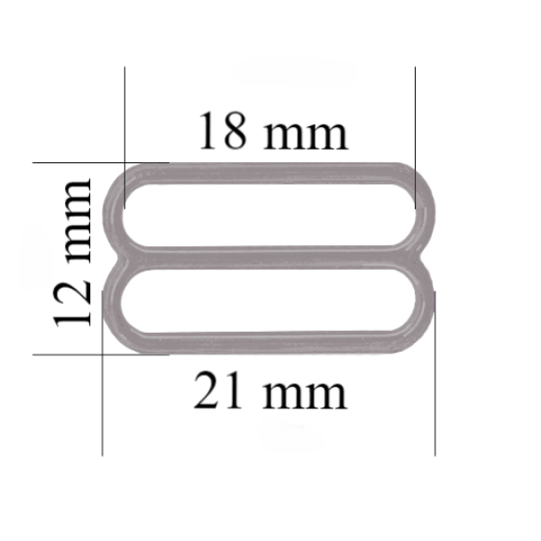 Metalowe regulatory do bielizny 18 mm Mewa 800 szt