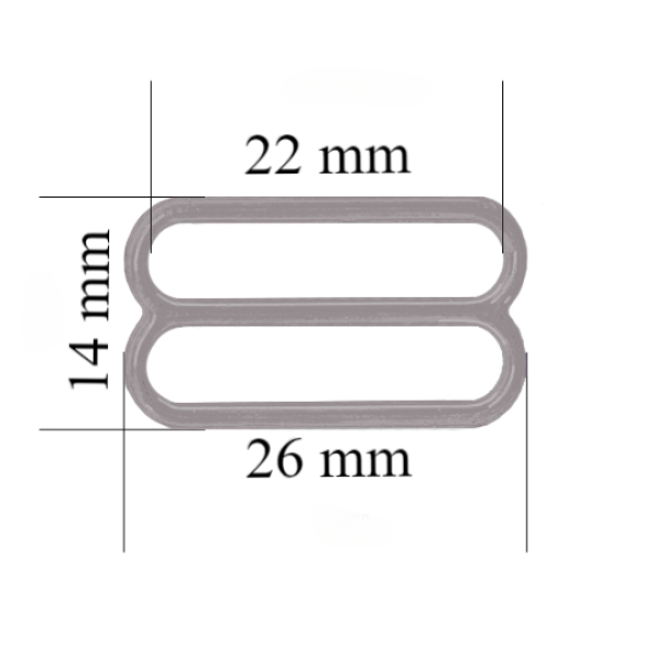 Metalowe regulatory do bielizny 22 mm Mewa 800 szt