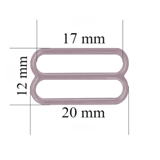 Metallversteller für Riemen 17 mm Meeresnebel 800 Stk