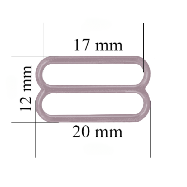 Metallversteller für Riemen 17 mm Meeresnebel 800 Stk