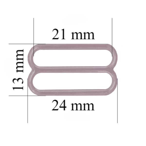 Curseur de soutien-gorge en métal pour bretelles de 21 mm Brouillard marin 800 pcs