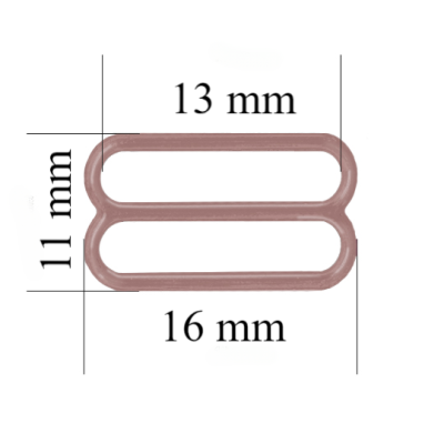 Metallversteller für Riemen 13 mm Kaffeerosa 800 Stk